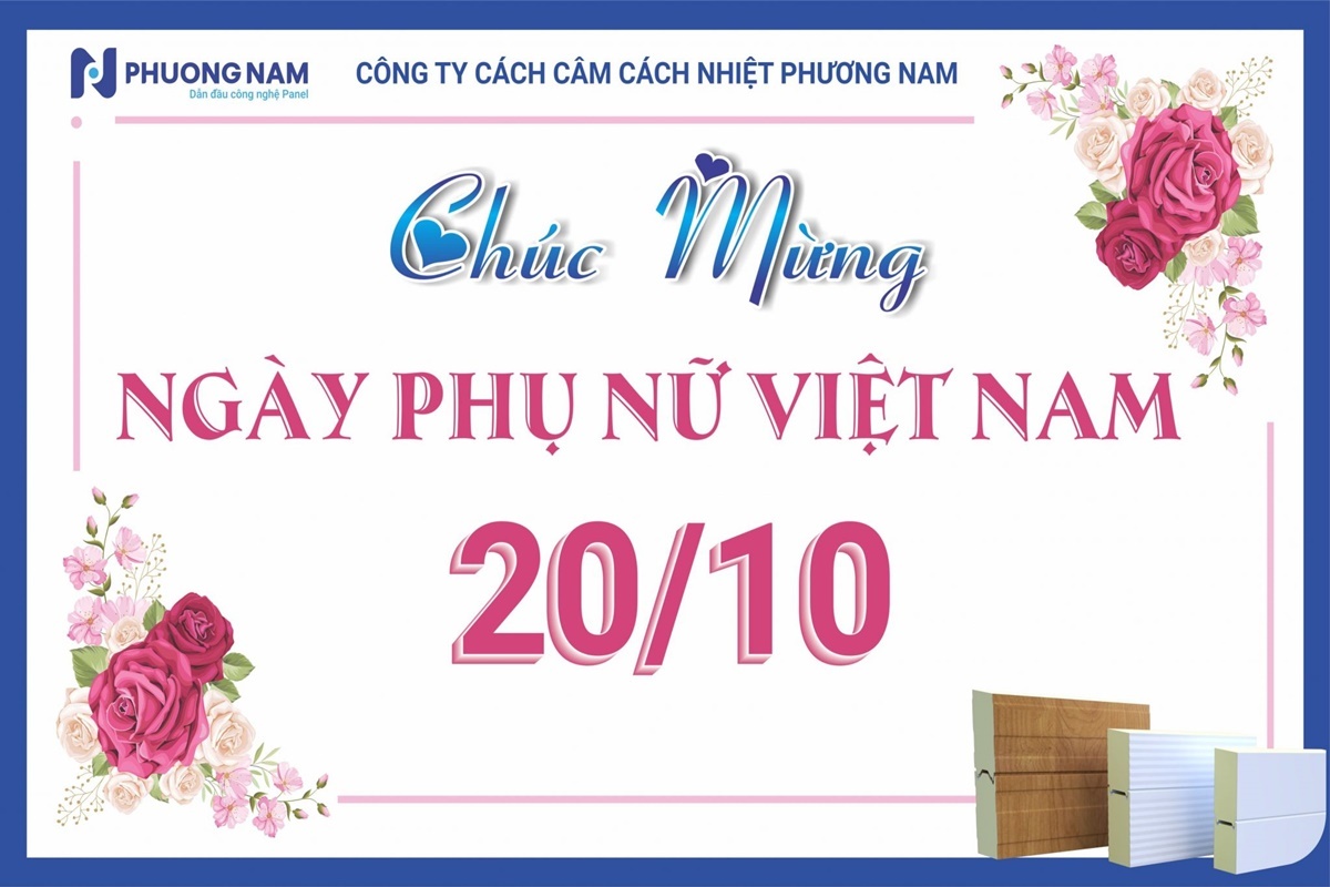 PHUONG NAM防音断熱会社はベトナム女性の日10月20日を歓迎