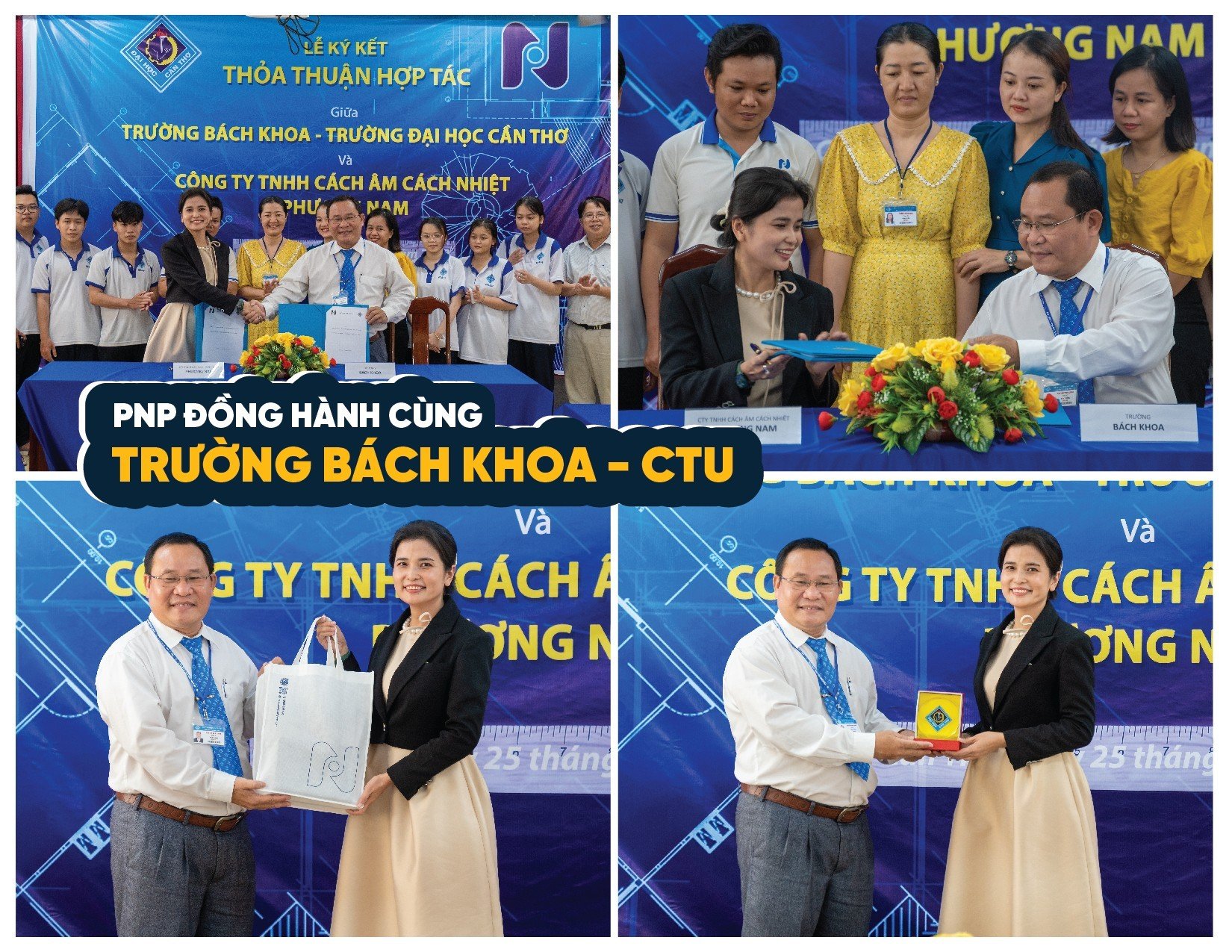 SIGNING CEREMONY OF COOPERATION BETWEEN PHUONG NAM PANEL AND SCHOOL OF TECHNOLOGY – CAN THO UNIVERSITY