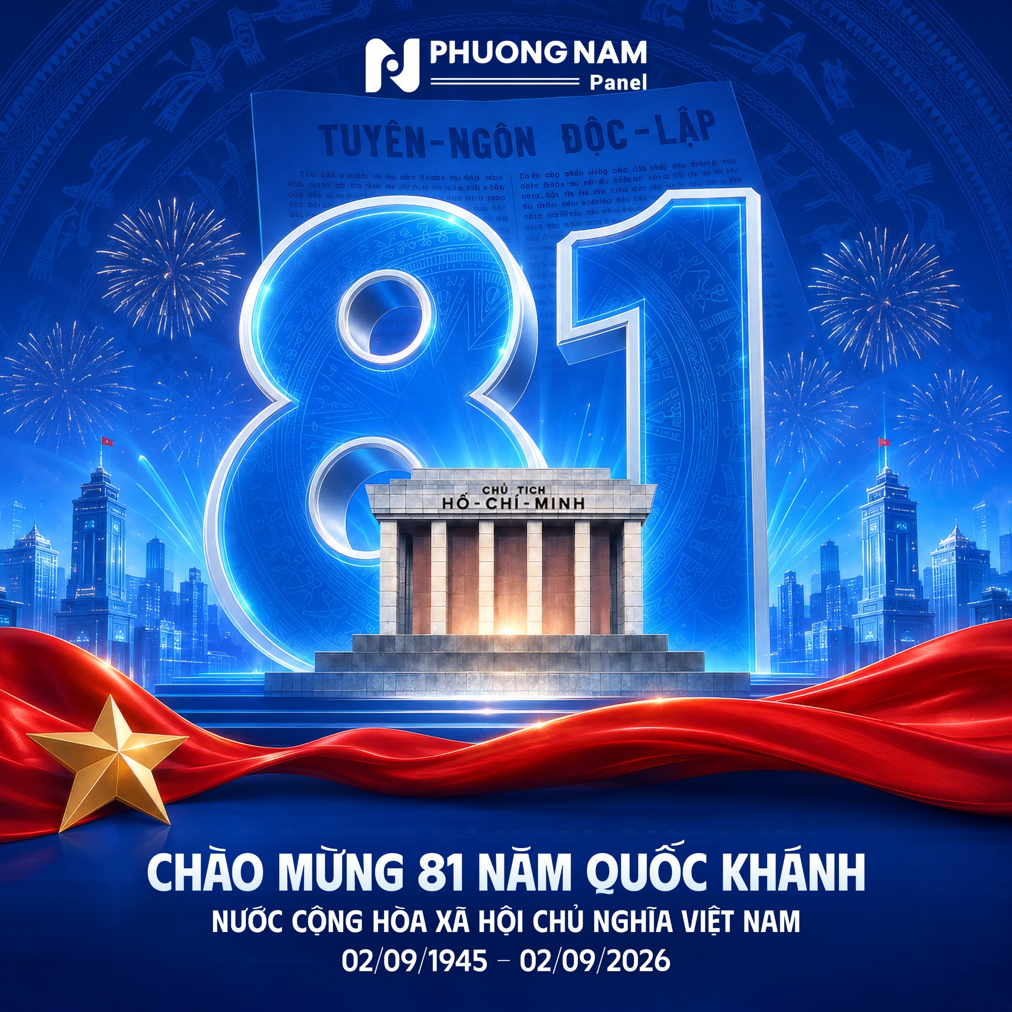 CHÀO MỪNG 81 NĂM QUỐC KHÁNH VIỆT NAM | 02/09/1945 - 02/09/2026 