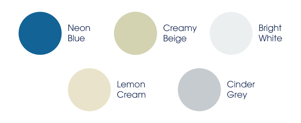 Các màu sắc phổ  biến của Bluescope  Sumo for panel