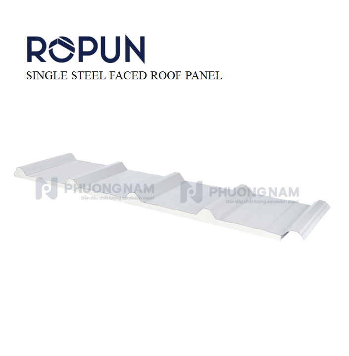 ROPUN - SINGLE STEEL FACED ROOF PANEL